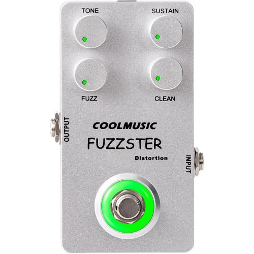  Coolmusic C-FC1 Fuzz Distortion Guitar Effect Pedal Bass Pedal withTrue Bypass
