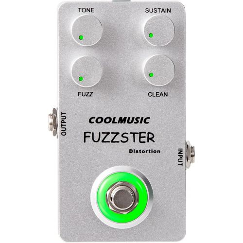  Coolmusic C-FC1 Fuzz Distortion Guitar Effect Pedal True Bypass