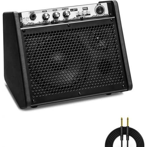  [아마존베스트]Coolmusic DM20 20W Bluetooth Personal Monitor Amplifier Electric Drum Amplifier Speaker,Keyboard Speaker