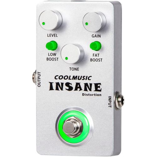  [아마존베스트]Coolmusic C-DI01 Insane Distortion Guitar Pedal Bass Pedal