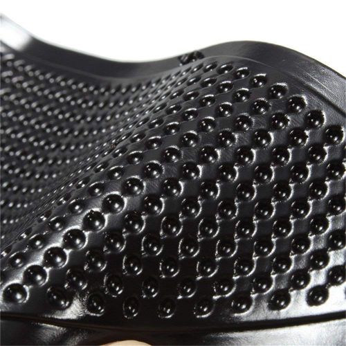  COOMATEC Rug Grippers for Hardwood Floors, Carpet Gripper for Area Rugs Double Sided Anti Curling Non-Slip Washable and Reusable Pads for Tile Floors, Carpets, Floor Mats, Wall, Black 8 pcs