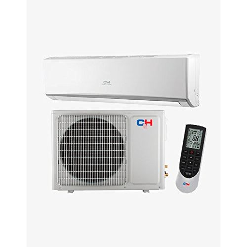  COOPER AND HUNTER Victoria Mini Split 9,000 BTU 115v, Ductless Mini Split System 23 Seer, with Free 25 Copper Line Set (White)