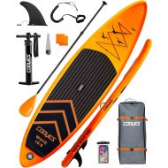 Cooyes Paddle Board, 10ft/10.6ft Inflatable Paddle Board, Stand up Paddle Board with Premium SUP Accessories & Backpack, Emergency Repair Kit, Non-Slip Deck & More - Extra-Light IS