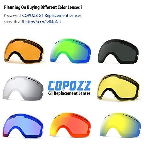  COPOZZ G1 Ski Goggles Replacement Lenses