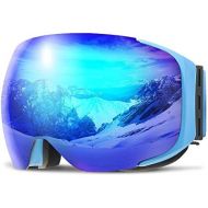 COPOZZ Ski Goggles, G2 Magnetic Snowboard Goggles, Polarized OTG UV400 Skiing Goggles for Options