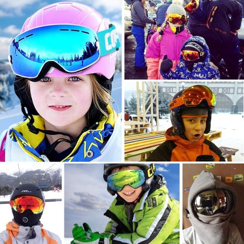  COPOZZ Kids Ski Goggles, G3 Children Snow Snowboard Goggles - OTG UV400 for Child Youth