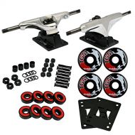 CORE Silver SKATEBOARD TRUCKS, Wheels, ABEC 5 Bearings