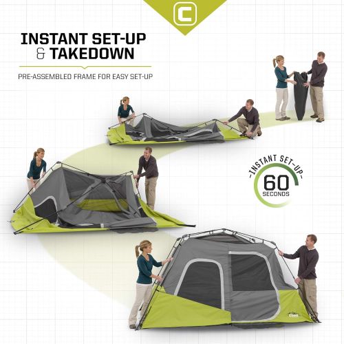  CORE 6 Person Instant Cabin Tent