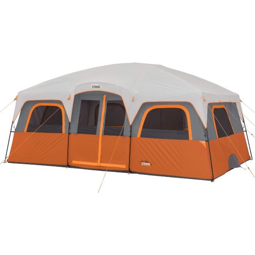  Core 12 Person Extra Large Straight Wall Cabin Tent - 16 x 11