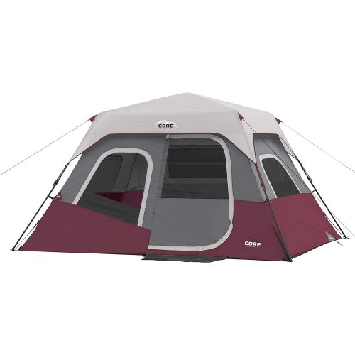  CORE 6 Person Instant Cabin Tent with Wall Organizer