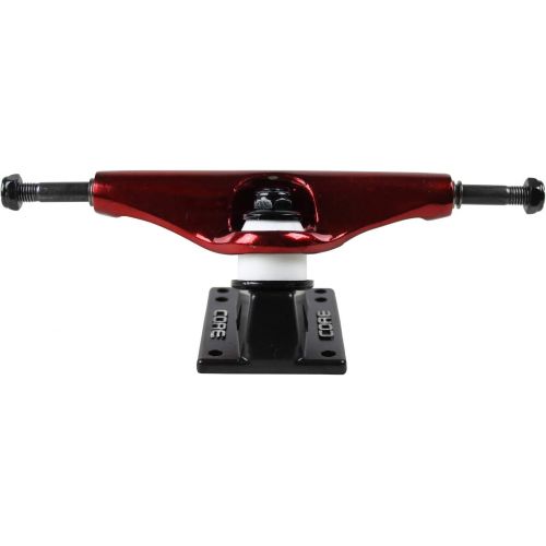  Core Skateboard Trucks 5.5 (8.25) Anodized Red / Black Base, Premium Bushings