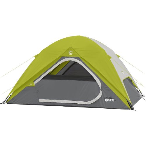  Core Equipment Core 4 Person Instant Dome Tent - 9' x 7', Green