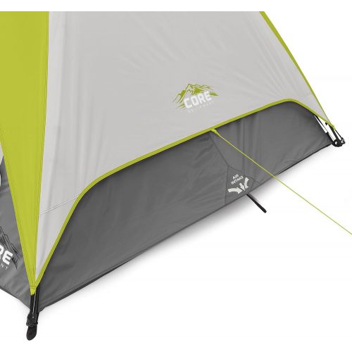  Core Equipment Core 4 Person Instant Dome Tent - 9' x 7', Green