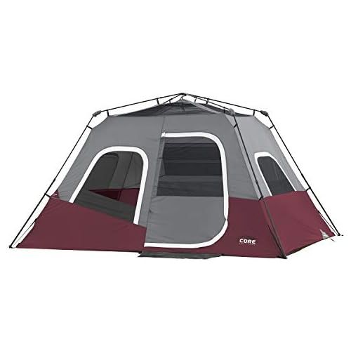  CORE 6 Person Instant Cabin Tent with Wall Organizer