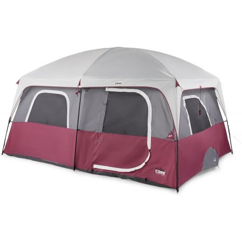  Core 10 Person Straight Wall Cabin Tent