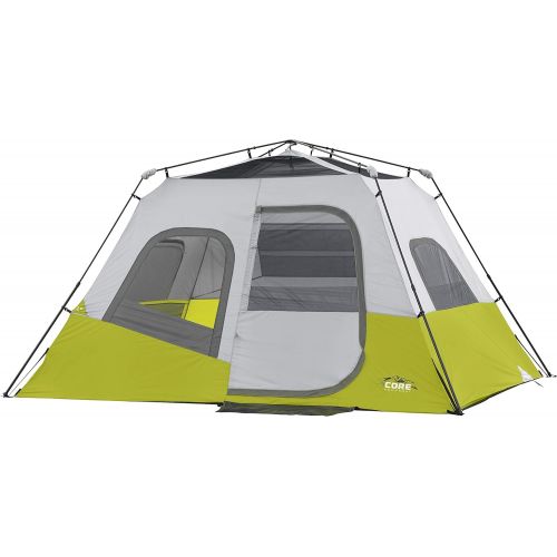  CORE 6 Person Instant Cabin Tent with Wall Organizer