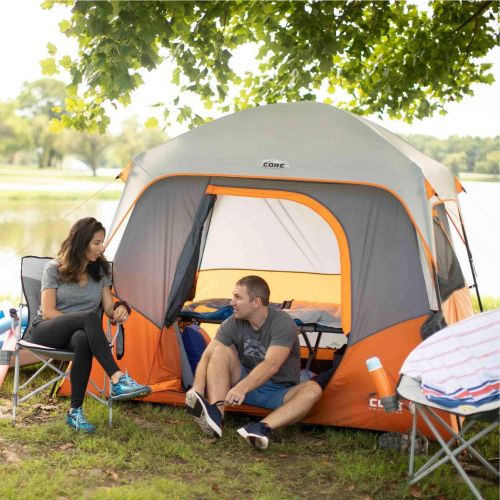  CORE 4 Person / 6 Person Straight Wall Cabin Tents