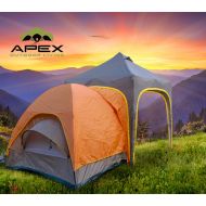 CORE Undercover UC Apex Camping Tent, Size 170 SQF, Orange/Tan