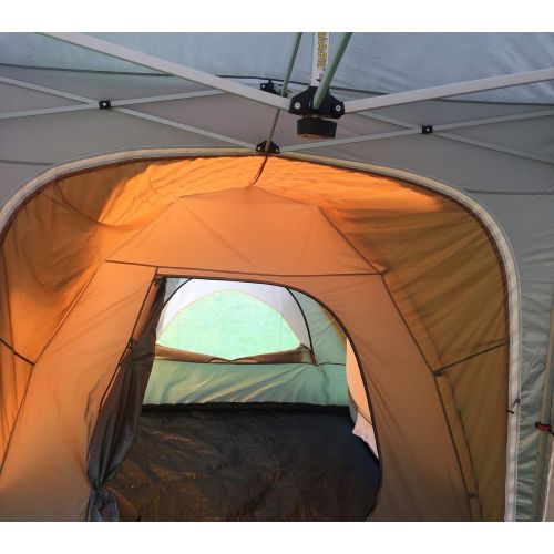  CORE Undercover UC Apex Camping Tent, Size 170 SQF, Orange/Tan