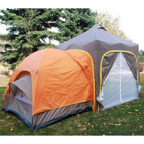  CORE Undercover UC Apex Camping Tent, Size 170 SQF, Orange/Tan