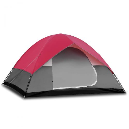  CORE Tangkula 5-6 Person Outdoor Tent Extended Dome 2-Layer Durable Fabric Rainfly Family Picnic Camping Lightweight Carry Bag