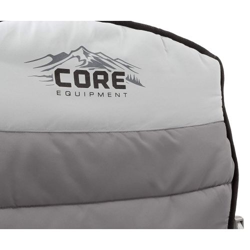  CORE Equipment CORE 40021 Equipment Folding Padded Hard Arm Chair with Carry Bag, Gray (Limited Edition)