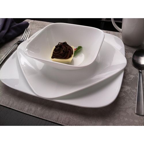  CORELLE Dinner Set, Weiss