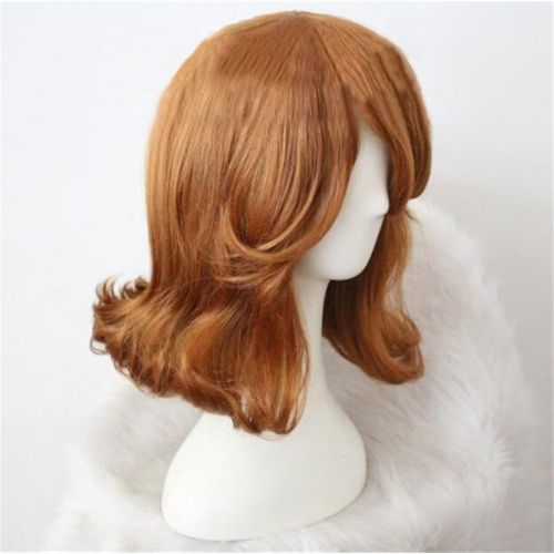  COSKING Princess Sofia Cosplay Wigs, Women Halloween Short Curly Gold Costume Hair Wig