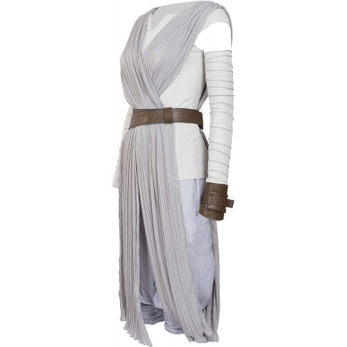  COSKING Rey Costume for Women Episode VII, Deluxe Halloween Cosplay Outfit