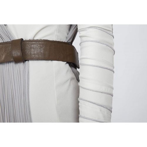  COSKING Rey Costume for Women Episode VII, Deluxe Halloween Cosplay Outfit
