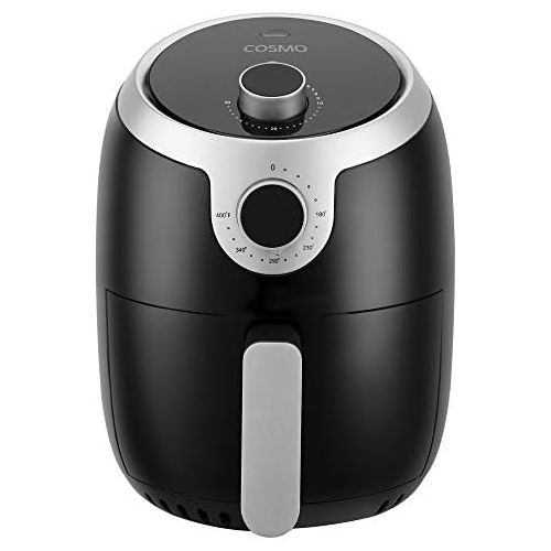  [아마존베스트]Cosmo COS-23AFAKB 2.3 Quart Electric Hot Air Fryer with Temperature Control, Timer, Auto Shut-Off, Non-Stick Fry Basket, 1000W in Black