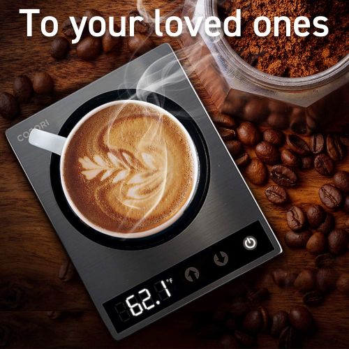  [아마존 핫딜]  [아마존핫딜]COSORI Coffee Mug Warmer, Premium 24Watt Stainless Steel, Best Gift Idea, Office/Home Use Electric Cup Beverage Plate, Water,Cocoa,Milk