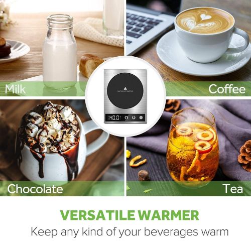  [아마존 핫딜]  [아마존핫딜]COSORI Coffee Mug Warmer, Premium 24Watt Stainless Steel, Best Gift Idea, Office/Home Use Electric Cup Beverage Plate, Water,Cocoa,Milk