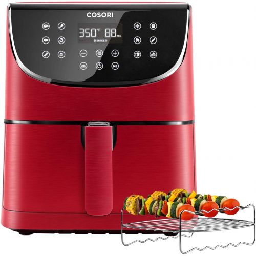  [아마존 핫딜]  [아마존핫딜]COSORI Air Fryer(100 Recipes, Rack & 4 Skewers),3.7QT Electric Hot Air Fryers Oven Oilless Cooker,11 Presets,Preheat& Shake Reminder, LED Touch Digital Screen,Nonstick Basket,2-Yea