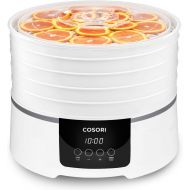 [아마존 핫딜] [아마존핫딜]COSORI Food Dehydrator Machine(50 Recipes) with Digital Timer and Temperature Control, 5 BPA-Free Trays Food Dryer for Beef Jerky,Fruit,Dog Treats,Herbs,2-Year Warranty,ETL Listed/