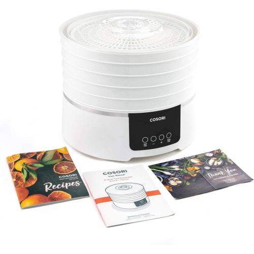  [아마존 핫딜] [아마존핫딜]COSORI Food Dehydrator Machine(50 Recipes) with Digital Timer and Temperature Control, 5 BPA-Free Trays Food Dryer for Beef Jerky,Fruit,Dog Treats,Herbs,2-Year Warranty,ETL Listed/