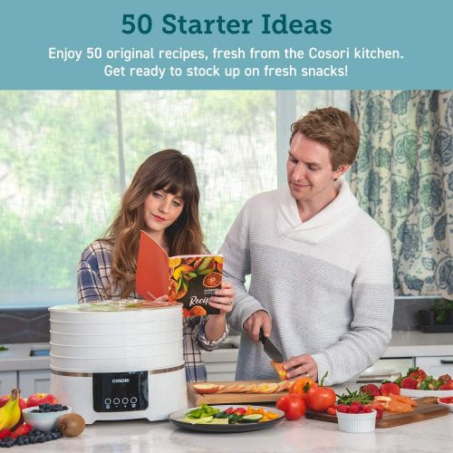  [아마존 핫딜] [아마존핫딜]COSORI Food Dehydrator Machine(50 Recipes) with Digital Timer and Temperature Control, 5 BPA-Free Trays Food Dryer for Beef Jerky,Fruit,Dog Treats,Herbs,2-Year Warranty,ETL Listed/