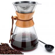 [아마존 핫딜] COSORI Pour Over Coffee Maker, 34온스, 투명