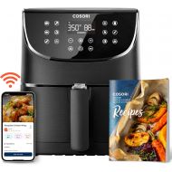 COSORI Smart Air Fryer xl 5.8QT 13-in-1 cooker (800+ Online & 100 Paper Recipes) can Air Fry, Roast, Bake, Digital Works with Alexa & Google Assistant, 1700W, Large Dishwasher-Safe