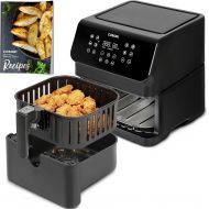 COSORI Air Fryer Oven Combo 5.8QT Max Xl Large Cooker (Cookbook with 100 Recipes), Customizable 10 Presets to Set your Preferred Cooking Results, Nonstick and Dishwasher-Safe Baske