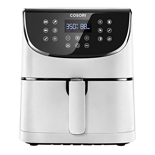  COSORI Air Fryer(100 Recipes, Rack & 5 Skewers),5.8QT Electric Hot Air Fryers Oven Oilless Cooker,11 Presets,Preheat& Shake Reminder, LED Touch Digital Screen,Nonstick Basket,1700W