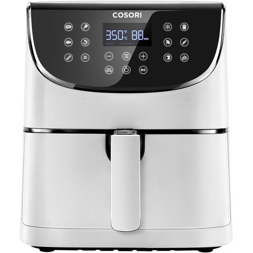  COSORI Air Fryer(100 Recipes, Rack & 5 Skewers),5.8QT Electric Hot Air Fryers Oven Oilless Cooker,11 Presets,Preheat& Shake Reminder, LED Touch Digital Screen,Nonstick Basket,1700W