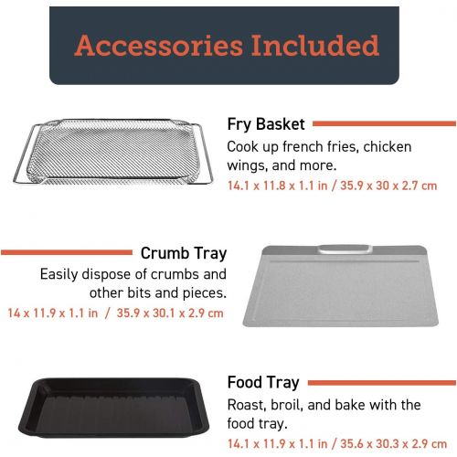  [아마존베스트]COSORI 12-in-1 Air Fryer Toaster Combo, Convection Countertop Oven with Rotisserie, Dehydrator & Pizza, 100 Recipes & 6 Accessories, 30L, 31.7 QT-Silver Smart
