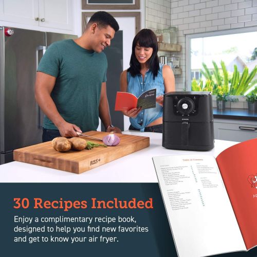  [아마존베스트]COSORI Air Fryer Large Hot Electric Oven Oilless Cooker With Deluxe Temperature Knob Control, Nonstick Basket Recipe Cookbook Included, ETL Listed, 3.7-Quart