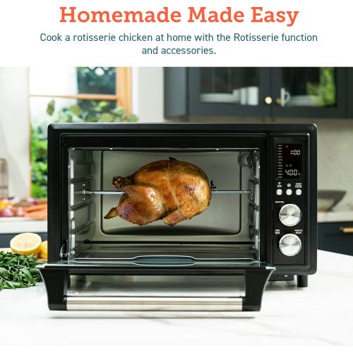  [아마존베스트]COSORI 12-in-1 Air Fryer Toaster Oven Combo, Countertop Rotisserie & Dehydrator for Chicken, Pizza and Cookies, 100 Recipes&6 Accessories Included, Work with Alexa&VeSync APP, 30L,