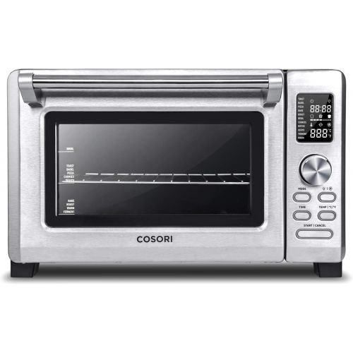  [아마존베스트]COSORI CO125-TO 11-in-1 Toaster Combo, Convection Countertop Oven with Rotisserie, Dehydrator & Pizza, 100 Recipes & 6 Accessories, 25L, Silver