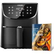 COSORI Air Fryer Oven Compact 3.7 Qt, Suitable For Families Of 1?3 (100 Recipes), 11 One-Touch Digital Presets, Preheat & Shake Reminder, Nonstick & Dishwasher-Safe Square Basket,