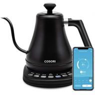 COSORI Electric Gooseneck Kettle Smart Bluetooth with Variable Temperature Control, Pour Over Coffee Kettle & Tea Kettle, 100% Stainless Steel Inner Lid & Bottom, Quick Heating, Ma
