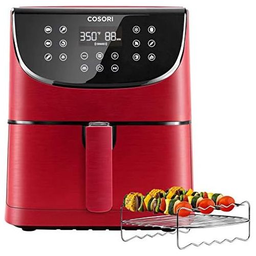  [아마존베스트]COSORI Air Fryer(100 Recipes, Rack & 4 Skewers),3.7QT Electric Hot Air Fryers Oven Oilless Cooker, 11 Presets, Preheat & Shake Reminder, LED Touch Digital Screen, Nonstick Basket,