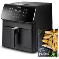 [아마존베스트]COSORI Air Fryer, Large XL 5.8 Quart 1700-Watt Oven & Oilless Cooker with Cookbook(100 Recipes) LED Digital Tilt One-Touchscreen with Preheat, Customizable 10 Presets & Shake Remin